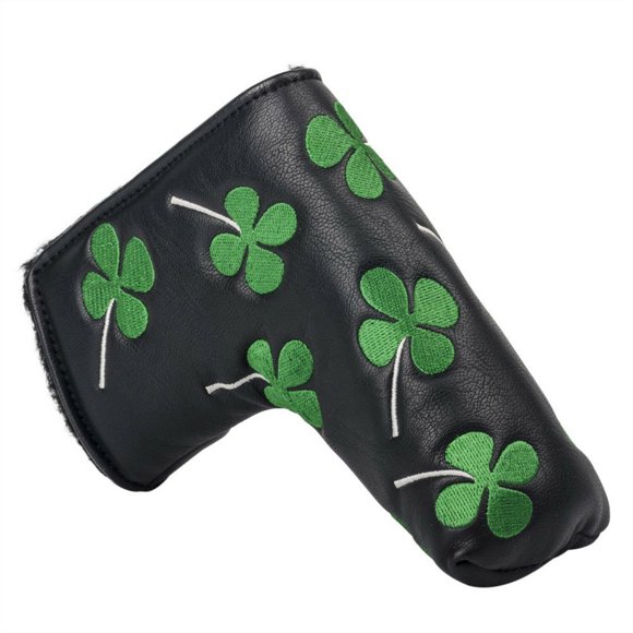 Golf Putter Head Covers Blade Club Headcover PU Leather Protector Cover Black White Fits All Putters for Men Women All Brands