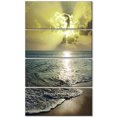 thumbnail image 2 of Tranquil Waves under Beautiful Clouds - Large Seashore Canvas Print, 2 of 3