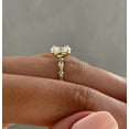 thumbnail image 5 of solitaire jewels 1.5CT Oval Moissanite Hidden Halo Engagement Ring For Women, 18K Yellow Gold, 5 of 6