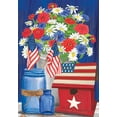 thumbnail image 2 of Briarwood Lane Red White and Blue Patriotic House Flag, 2 of 3