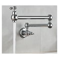 thumbnail image 1 of Brass Folding Kitchen Faucet Single Cooling Double Opening Wall Type Kitchen Tap Telescopic Rotating Washing Basin Sink Faucet ,bar Laundry RV Farmhouse, 1 of 4