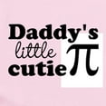 thumbnail image 2 of CafePress - Daddys Little Cutie Pi Body Suit - Baby Light Bodysuit, Size Newborn - 24 Months, 2 of 4
