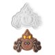 thumbnail image 1 of Molde de galletas de plástico para la decoración de fiestas de panadería con cortadora de galletas de Halloween, 1 of 5