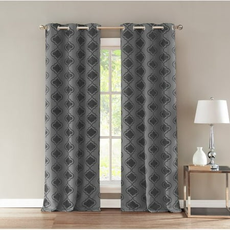84 Crystal - Crystal Blackout Grommet Pair Panels