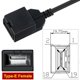 thumbnail image 4 of 4.9ft Version 1.4 AUX Video Cable Cord Female to Male/Female Connectors, 4 of 5