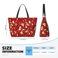 thumbnail image 4 of Fotbe Fire Extinguisher Bolsa de Viaje para Playa - Resistente al Agua, Bolsa Tote de Gran Capacidad y Ligera con 7 Bolsillos para Mujeres y Hombres, 4 of 7