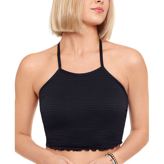 Salt   Cove Womens Textured Smocked Bikini Top