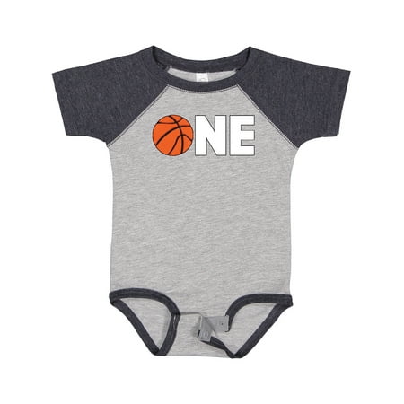 

Inktastic One- Basketball First Birthday Gift Baby Boy or Baby Girl Bodysuit