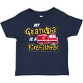 thumbnail image 3 of Inktastic My Grandpa is a Firefighter with Fire Truck Boys or Girls Toddler T-Shirt, 3 of 5