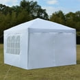 thumbnail image 2 of Resenkos Folding Tent for Party Wedding, 10FT Pop up Canopy Tent with Adjusted Height, 2 of 7
