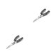 thumbnail image 1 of Greeniant Alicates de pesca de acero inoxidable mango de plástico antideslizante portátil agua dulce agua salada anzuelo cebo tijera aparejos Negro 2piezas Greeniant CBP493717, 1 of 6