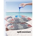 thumbnail image 4 of Outdoor Pillow Covers Throws Ocean Sea Turtle Starfish Coral,Waterproof Pillow Cases Pack of 2 Summer Watercolor Marine Life,Durable Cushion Cover Pillowcase for Patio Balcony Couch Garden, 4 of 7