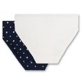 thumbnail image 2 of Sanetta Calzoncillos Rio para Niñas, Paquete de 2 - Ropa interior, pantalones, jersey, lunares Blanco/Azul oscuro 176, 2 of 3