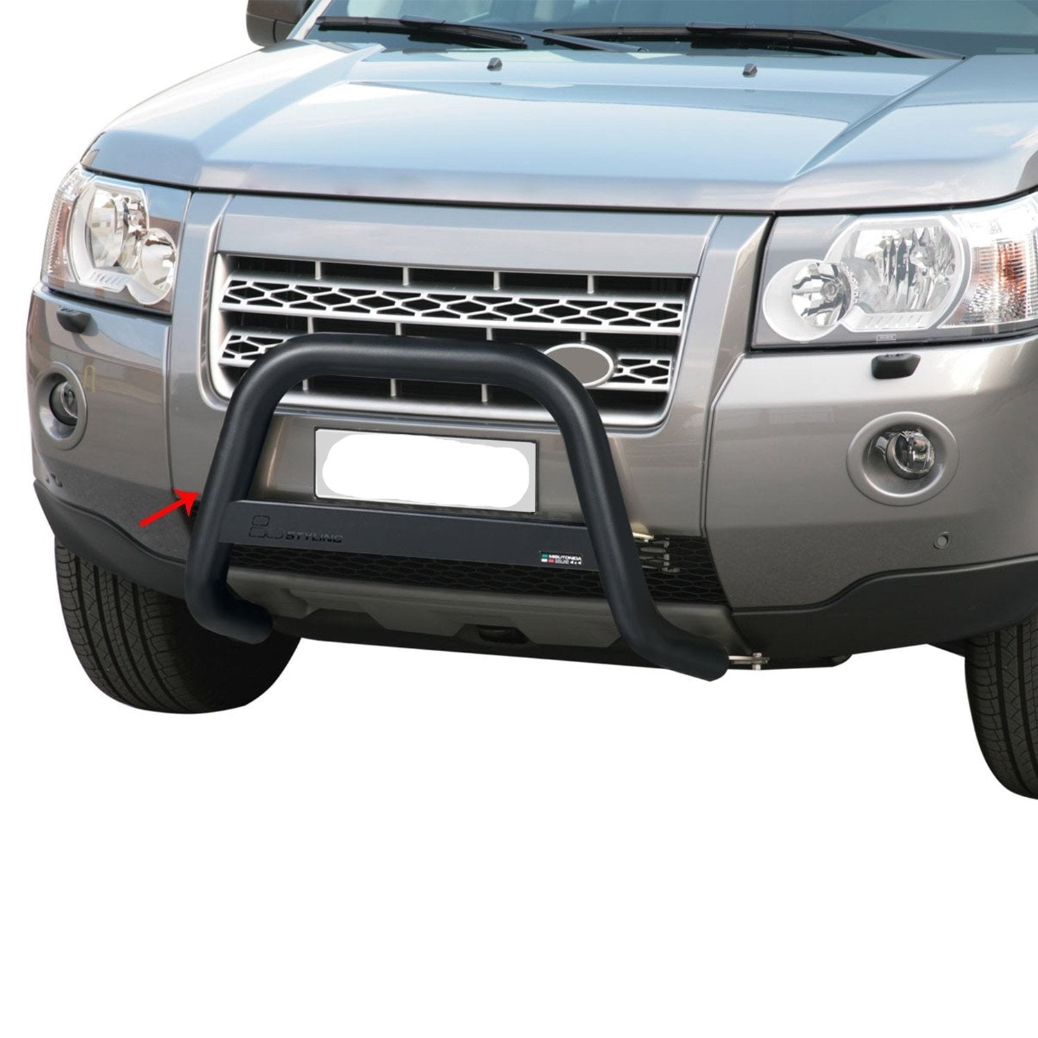 For Land Rover Freelander 2 (L359) 20082014 Black Bull Bar Front Bumper Grill