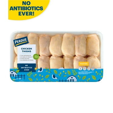 Perdue, No Antibiotics Ever, Fresh Chicken Thighs, 4.5-5.9 lb. Tray