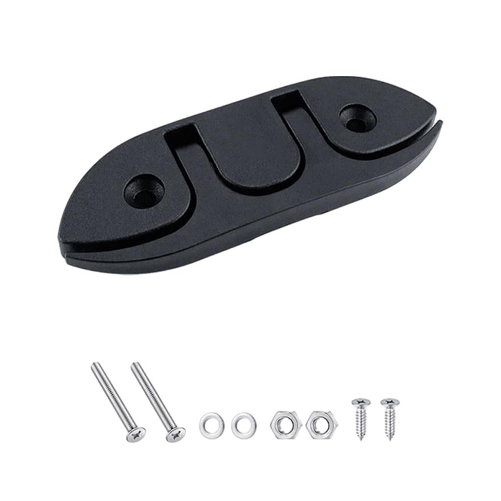 120mm Boat Folding Pull up Cleat W/Fasteners Nylon Hardware Boat
