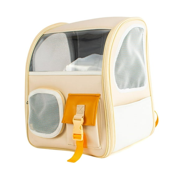 Mochila Portátil jinwen para Transporte de Viaje de gato Portador de gato transparente