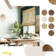 thumbnail image 3 of Yellow Blinds 36"W x 64"H Natural Woven Cordless Light Filtering Bamboo Roman Shades for Window, Tortoiseshell, 3 of 6