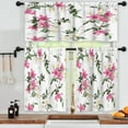 thumbnail image 3 of LALILO Kitchen Curtains and Valances Set of 3 36" Colorful Window Treatment Tiers for Window Decor, 3 of 5