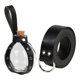 thumbnail image 1 of Cinturón de cuero de PU Cinturón medieval Hecho a mano Creativo Cuero de PU Falda de cosplay Caminatas anillos negro, 1 of 9