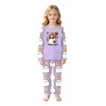 thumbnail image 3 of Halloween Family Pajamas Set Long Sleeve Crew Neck, Soft Matching Halloween Pajamas with Ghost Pumpkin Candy Print, Cute Family Halloween Pajama Set Sleepwear, 3 of 7