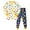 style-52 Yellow, variant on Gubotare Toddler Pajamas Baby Boy Essentials Pajama Set - Simple Prints for Daily Wear Size 3T 4T (Grey,3-4 Years)