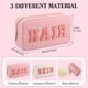 thumbnail image 4 of Bolsas de maquillaje Kajaia Preppy Chenille Letter Bag, 4 unidades, para mujer, 4 of 7