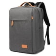 thumbnail image 1 of Waterproof Polyester 15.6 Inch Laptop Backpack - 19L Capacity, Ergonomic Padded Straps, Multiple Compartments for Business, Travel, School - Unisex Design, Durable Tear-Resistant Casual Daypack (Dark, 1 of 5