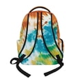thumbnail image 2 of SCRAWLGOD Tie-Dye Print Multicolored School Backpack for Boys Girls Backpack for Kids Teens Elementary Middle School 17” Large Knapsack with Padded Strap, 2 of 7