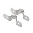 thumbnail image 3 of 2 Pieces Pipe Tube Conduit Stainless Steel Hanger U Strap Clamps Clip as described, 3 of 5