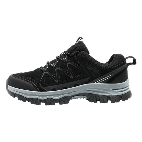 WEAIXIMIUNG Black Sneakers for Men Working Men's Plus Size Autumn Outdoor Casual Hiking Shoes Sneakers