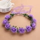 thumbnail image 1 of Nvzi Diademas de flores para mujer, corona de flores para novia, suministros para fiestas de bodas, guirnaldas florales, corona para el cabello, diademas florales, A23, 1 of 5