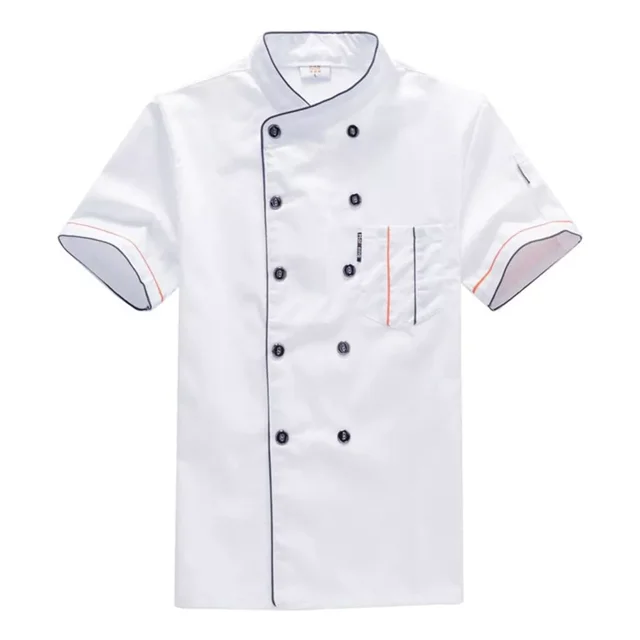 Filipina Chef Transpirable Suaveusable Manga Corta Uniforme