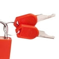 thumbnail image 3 of Esquirla 2x Mini Padlock Anti- Lock Case for Diary Jewelry Box Red , Red, 3 Pcs, 3 of 7