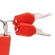 thumbnail image 2 of Mini candado con tapa para diario, candados antiseguridad para equipaje y maletas de viaje. Rojo, 2 of 6