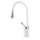 thumbnail image 5 of Steel Mixer Tap with Rotation Spout for Kitchen or Bathroom Sink in White, 5 of 5