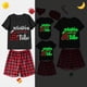thumbnail image 3 of Pijama familiar a juego de Navidad, luminoso, brillante, con mi tubo, rojo, corto, 3 of 4
