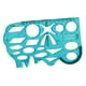 thumbnail image 4 of Plantilla de dibujo con regla geométrica multifuncional, plantillas de papelería, diseño matemático azul, 4 of 9