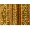 thumbnail image 1 of Ahgly Company Indoor Rectangle Abstract Yellow Modern Area Rugs, 2' x 5', 1 of 4