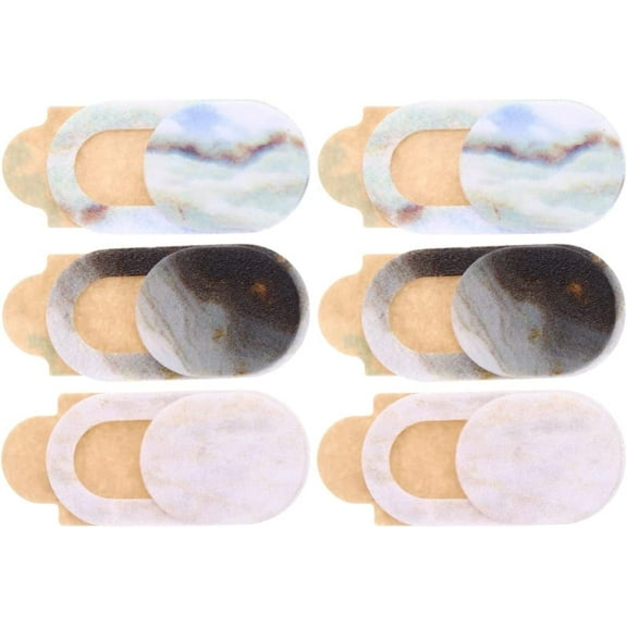 Computer Camera 6 Pcs Webcam Cover Webcam Protector Webcam Cover Slide Web Camera Cover Plastic Camera Stickers