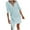 Blue, variant on ZZwxWA Cotton and Linen V-Neck Midi Dress Short Sleeve Wrap Tie Mini Dress Casual Elegant Beach Work Vacation Travel Dresses