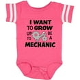 thumbnail image 3 of Inktastic I Want to Grow Up to Be a Mechanic Boys or Girls Baby Bodysuit, 3 of 5