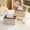 Gray, variant on ZXF Modern Simple Large Tissue Box - Elegant Square Plastic Tissue Holder with Polished Brown Lid for Home and Office Decor