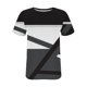 thumbnail image 5 of Camiseta de Manga Corta de las Mujeres de Cuello Redondo de Impresión Casual Top de las Señoras, Poliéster Ligero para el Hogar Diario Y Cómodo, 5 of 9