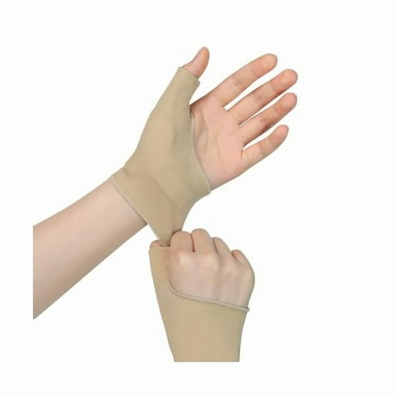 WEEKS Thumb Wrist Brace Sleeve, Soft Elastic Thumb Splint Glove Liner for Arthritis Pain Relief Protector Support for Women and Men- Left and Right Hand (Large)