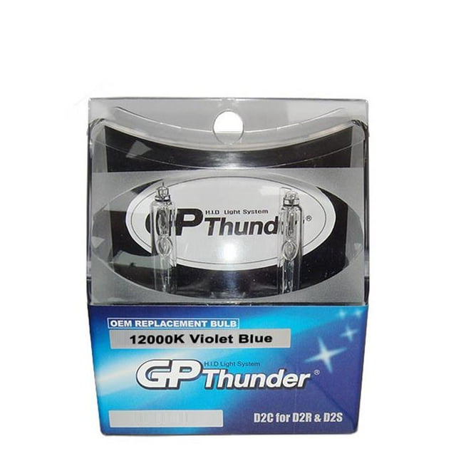 GP-Thunder GP-D2C-12-000K Xenon Headlamp Replacement Light Bulbs - Violet Blue