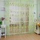 thumbnail image 1 of 4 Uds. Cortinas de bufanda de cortina de ventana transparente de hilo de flor de tulipán (verde), 1 of 5