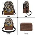 thumbnail image 7 of TSOVTHRID Elephant Sunflower Cow Print Small Crossbody Bags for Women Trendy Cell Phone Crossbody Purse for Women Small Purse Travel Wallet with Card Slots, 7 of 7