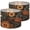 Brown, variant on Linen Drum Lamp Shades Soft Floral White Peonies Subtle Blue 13" x 13" x 10" Lampshade for Table Lamps Floor Lamps Lamp Shade Replacement Easy Assembly Required