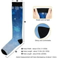 thumbnail image 3 of FREEAMG Snowflakes Compression Socks for Men & Women Knee High Stockings for Running, Sport, Hiking & Travel, 3 of 7